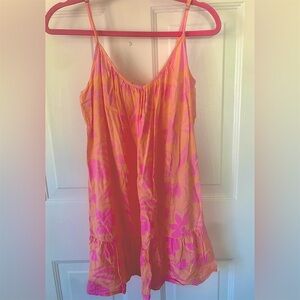 Billabong Pink and Orange Babydoll Dress